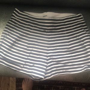 Jcrew striped shorts